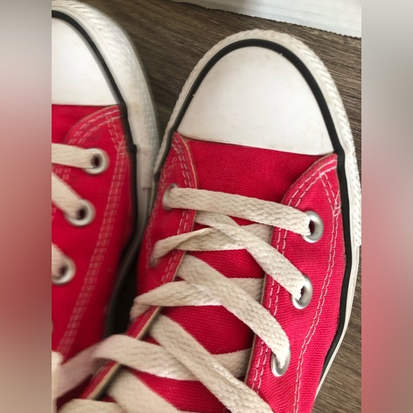 Hot Pink Unisex High Top Converse - Picture 6 of 13